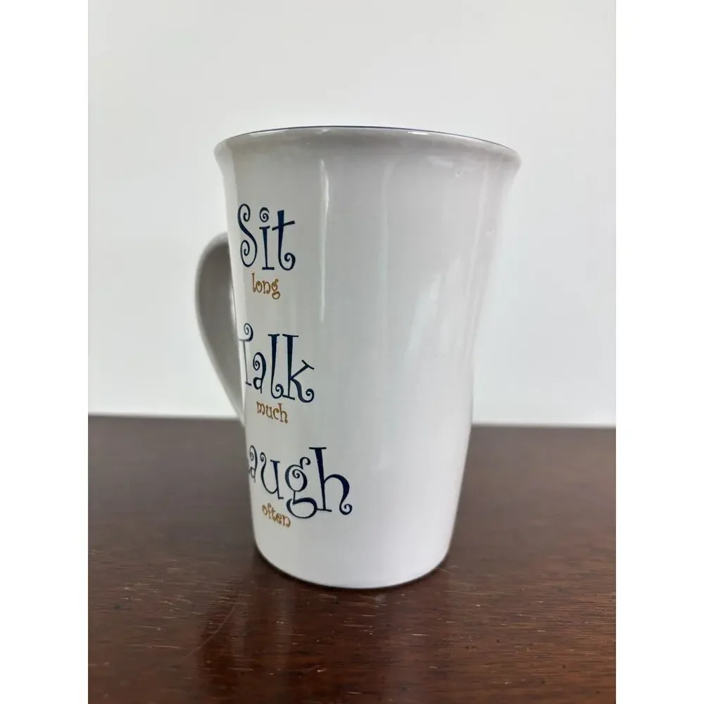 Mulberry Ceramic Latte Mug - Live Well Laugh Often Love Much - Picture 4 of 12